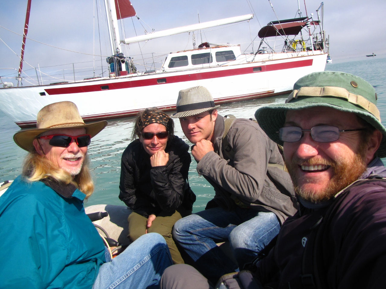 Rub A Dub, Dub, Three Guys and A Girl In A Tub…I Mean Sailboat